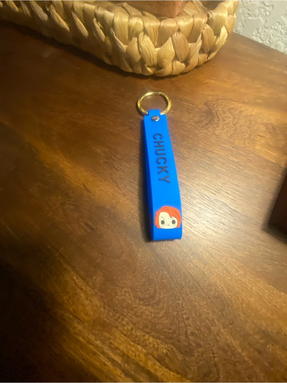Chucky Blue Keychain Strap